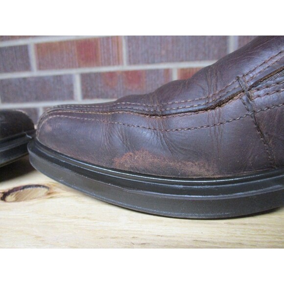 Ecco Loafers Mens 10 Brown Leather Moccasin Slip On Driving Shoes EU 44 main image 11